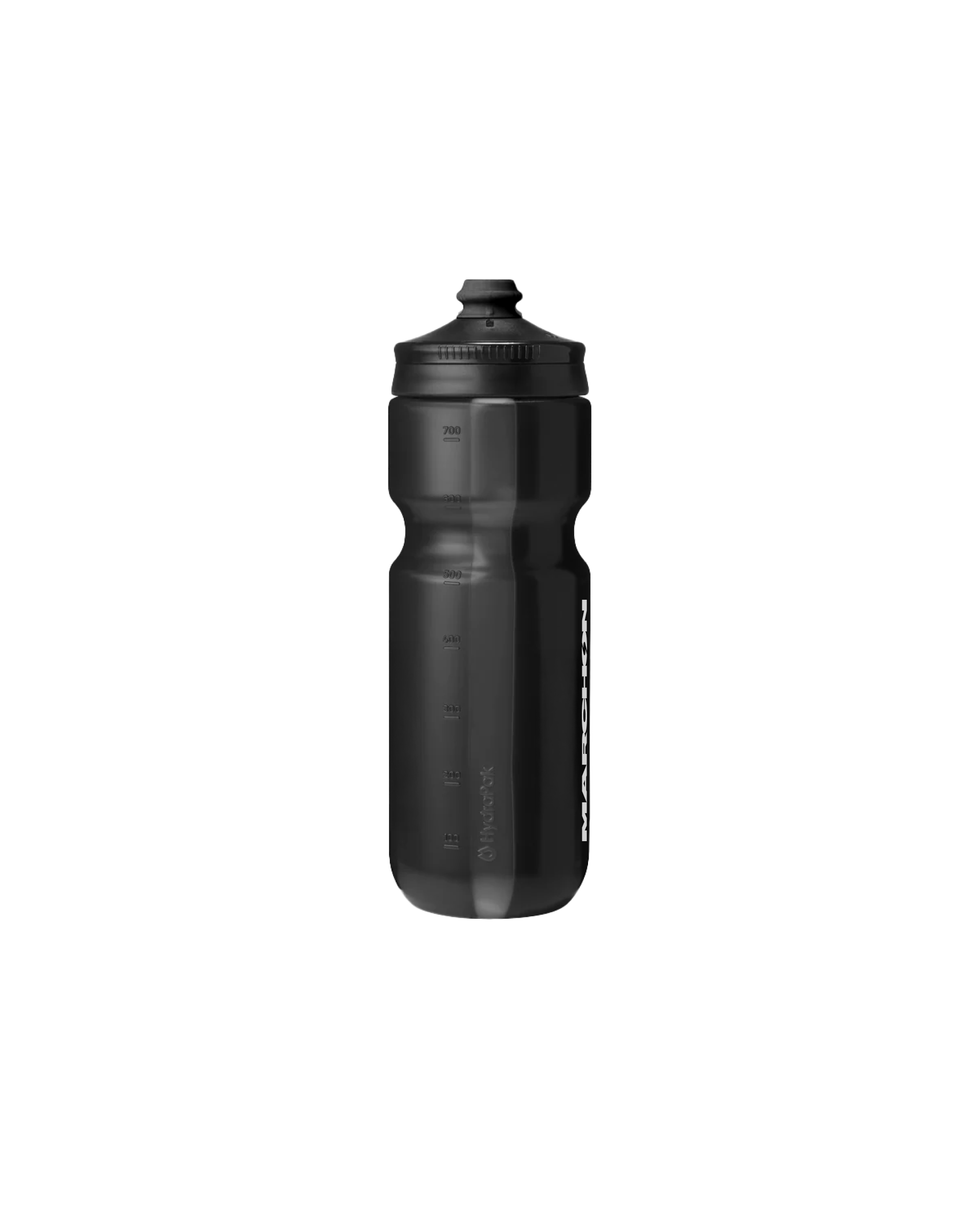 710ml black hydrapak bottle on a transparent background