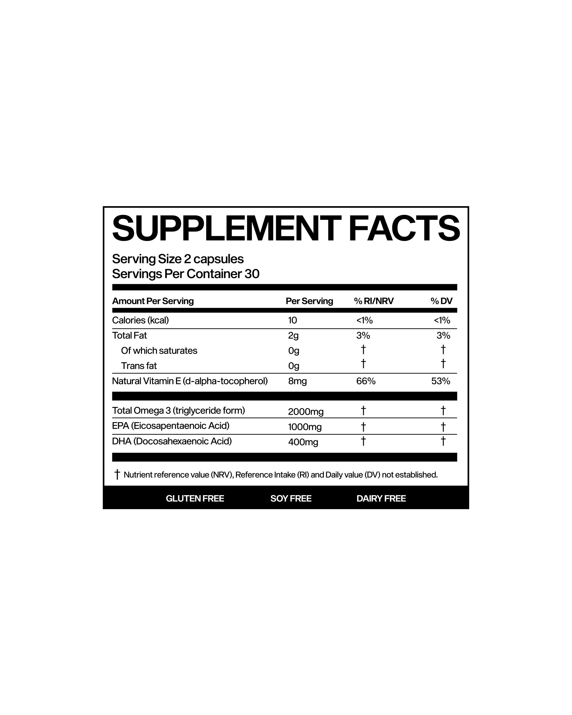 Omega 3 Fish Oil Capsules