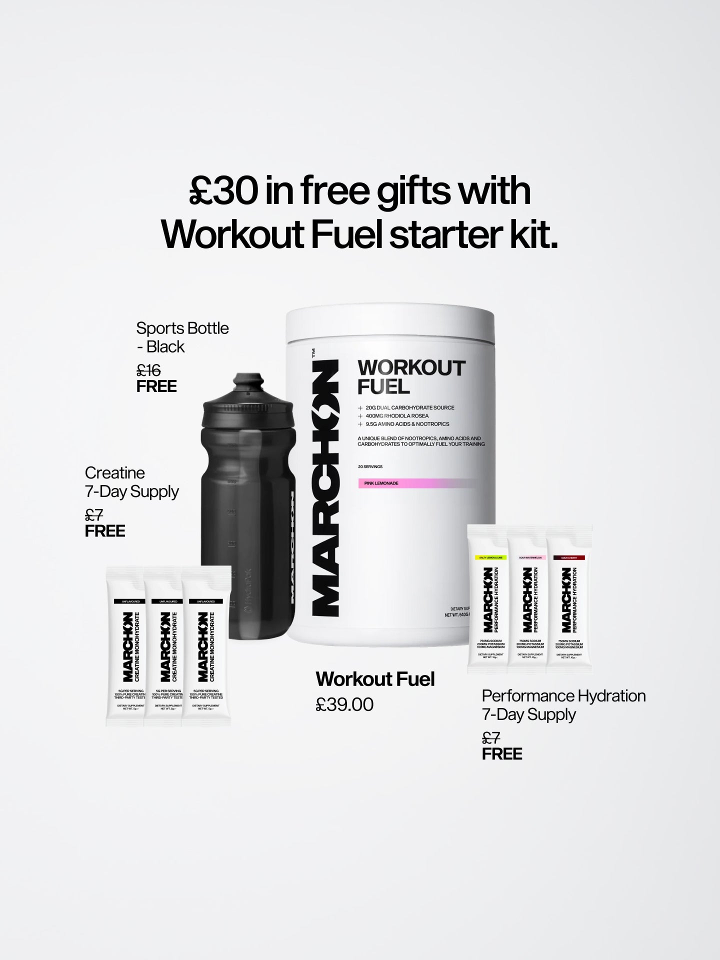 Workout Fuel Starter Kit - With Caffeine