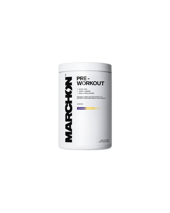 Blackberry lemonade pre-workout supplement container.