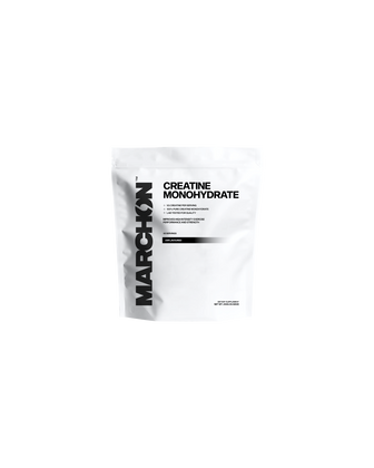 Pack of creatine monohydrate powder from MARCHON
