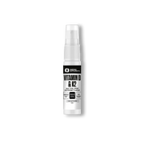 A spray bottle labeled VITAMIN D3 & K2 in white and silver colors.